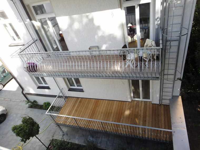 Verzinkte Balkonanlagen