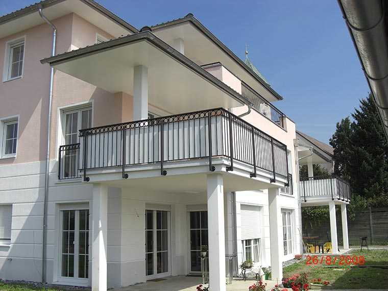Verzinktes und pulverbeschichtetes Balkongeländer