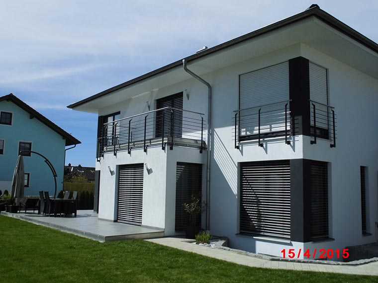 Verzinktes und pulverbeschichtetes Balkongeländer