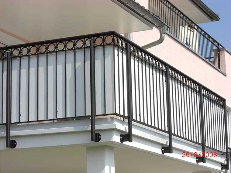 Verzinktes und pulverbeschichtetes Balkongeländer
