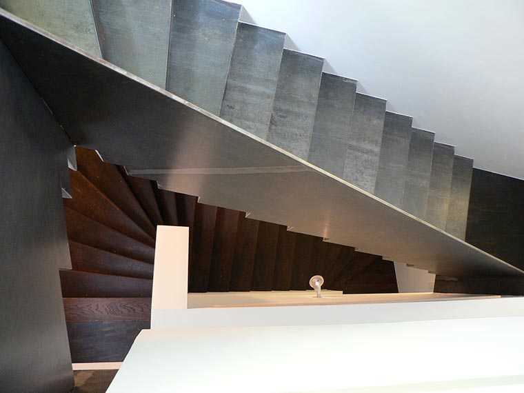 Treppenanlage aus Stahl