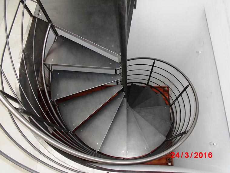 Treppenanlage aus Stahl